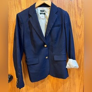 J Crew navy Schoolboy Blazer